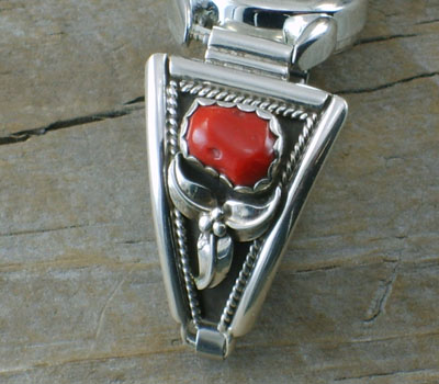 coral jewelry oxblood coral and silver watch (4).jpg